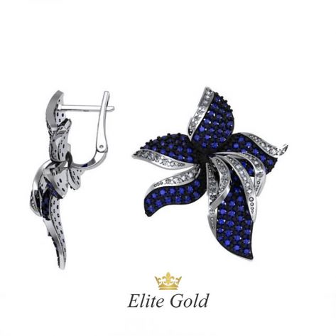 Эксклюзивные коктейльные серьги Enchanted Lily