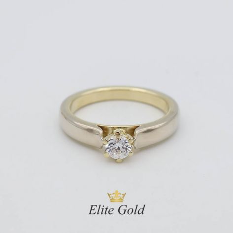 Авторское классическое кольцо для помолвки Fabielle