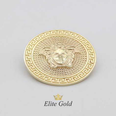 Авторская круглая подвеска в стиле бренда Версаче