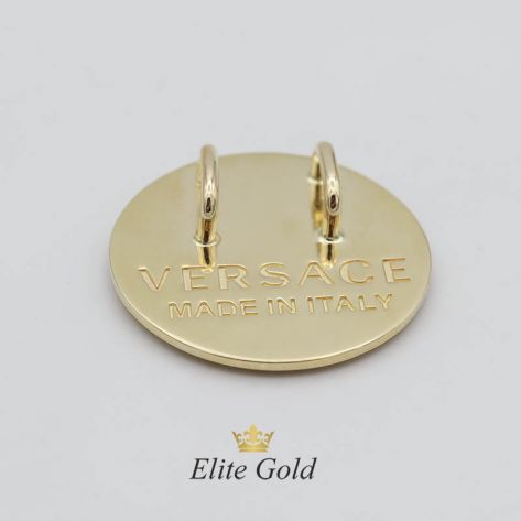 Авторская круглая подвеска в стиле бренда Версаче