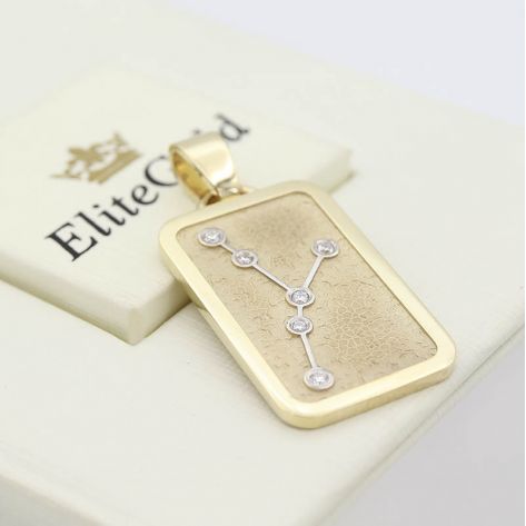 Авторский кулон-подвеска Sari с изображением созвездия Рак