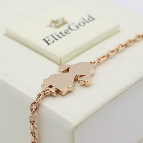 Авторский браслет Baby с фигуркой ребенка