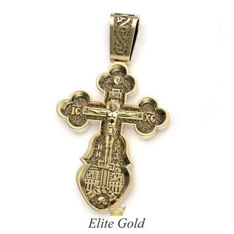крест DIGNITY в желтом золоте 585