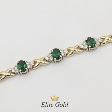 браслет Emera в желтом и белом золоте