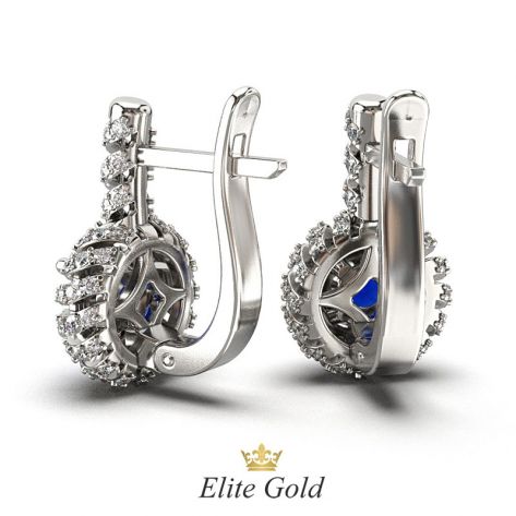 серьги Vortex - вид сзади