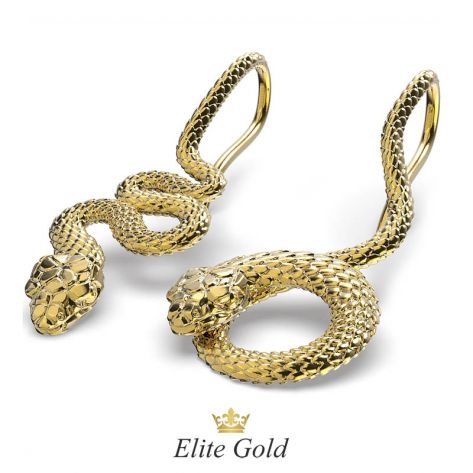 серьги Serpenti в виде змеи