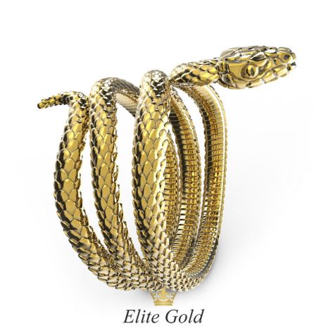 кольцо Serpenti в виде змеи, модель Large