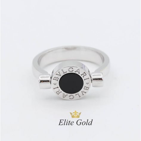 Двустороннее кольцо в стиле Булгари Two Sided Onyx Ring