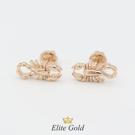 серьги в виде скорпионов