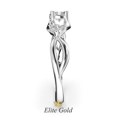 помолвочное кольцо Kiara в белом золоте