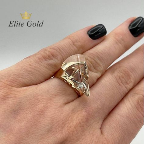 красное золото, камень кварц