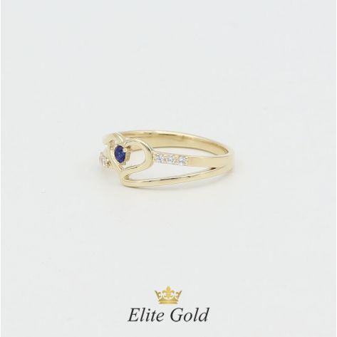 кольцо Jessie в желтом золоте