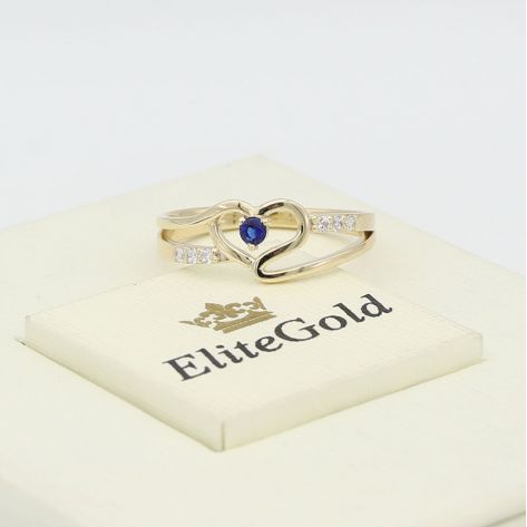 кольцо Jessie в желтом золоте