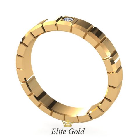 кольцо Ice Cube геометричной формы