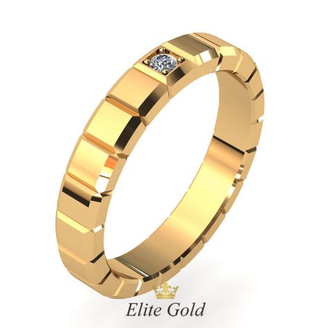 кольцо Ice Cube геометричной формы