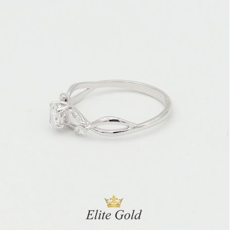 помолвочное кольцо Kiara в белом золоте
