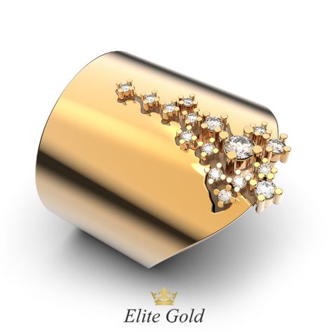 кольцо Astera в красном золоте 585