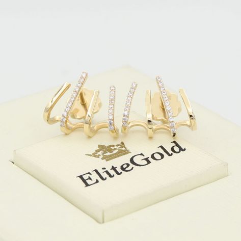 сережки-пусеты Demi