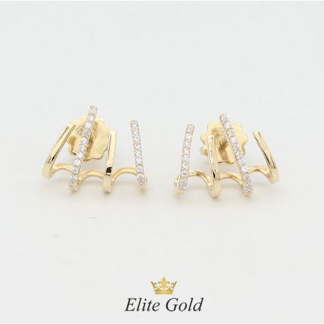 сережки-пусеты Demi