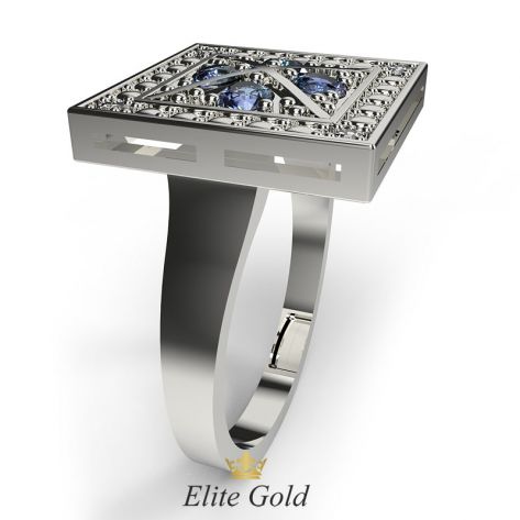 кольцо Odette с квадратной площадкой