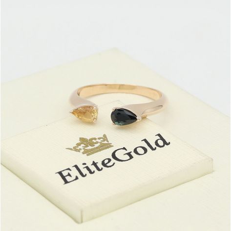 кольцо Marquesa с двумя камнями