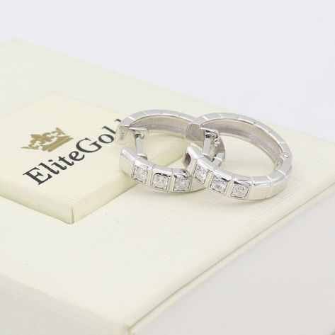 серьги-кольца Ice Cube