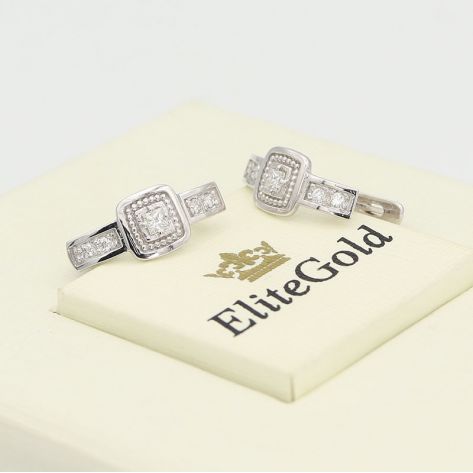 в белом золоте с бриллиантами