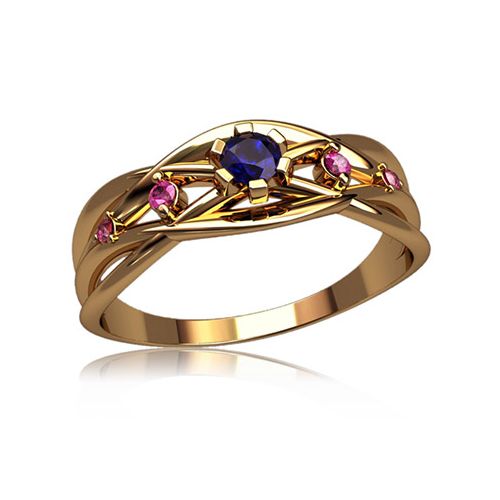 кольцо Trina в красном золоте