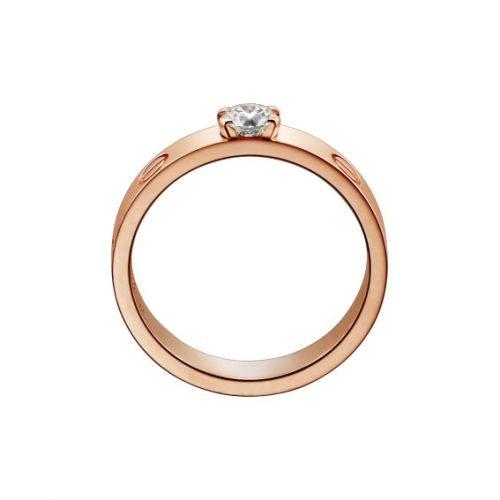 кольцо в стиле Cartier Love, вид сбоку