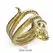 кольцо Serpenti в виде змеи, модель Large