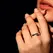 Facette ring with 0.54 ct diamond