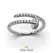 Bespoke small Nail ring with diamonds