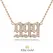 Women's necklace number 999 with stones