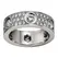 Кольцо в стиле Cartier Love в белом золоте