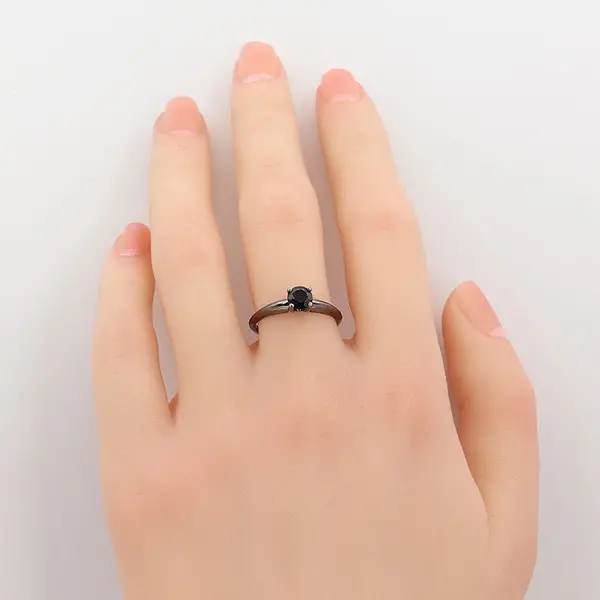 Author's Zahara engagement ring with a laconic design, 4 image