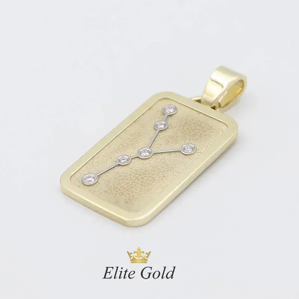 Авторский кулон-подвеска Sari с изображением созвездия Рак
