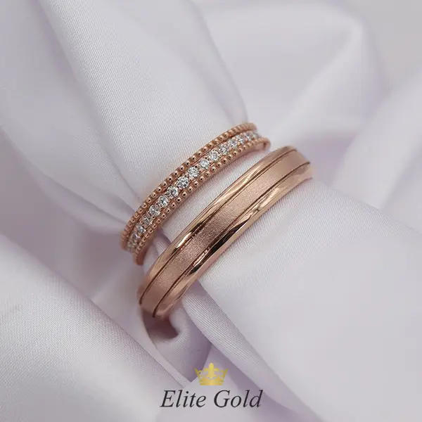 Author's wedding rings Safira in a classic style, 2 image