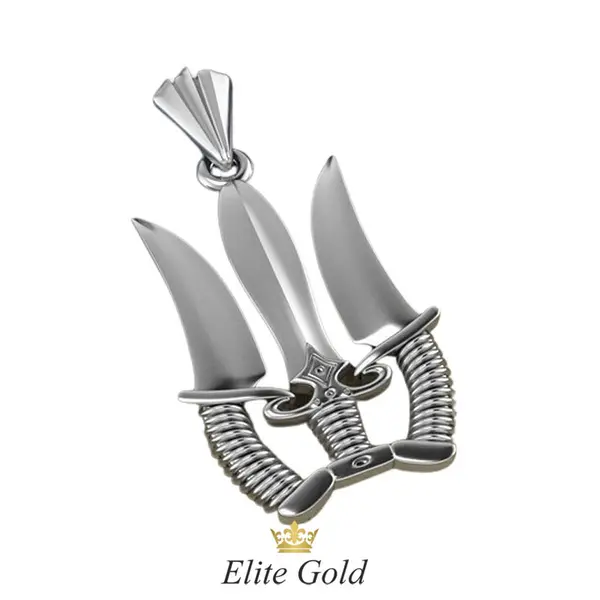 Bespoke men's ring with Ukrainian trident