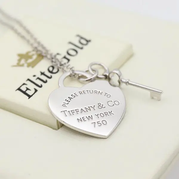Bespoke popular Lock & Key pendant, 3 image