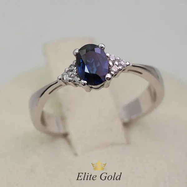 Kate engagement ring with sapphire, 3 image