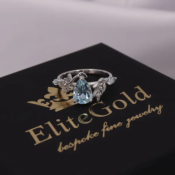 Bespoke vintage inspired Avani ring, 2 image