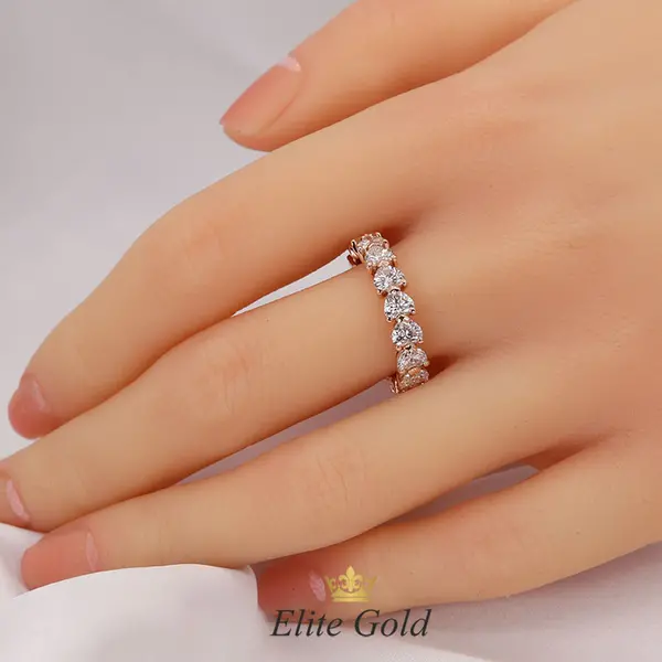 Авторское кольцо Chloe eternity ring, изображение 9