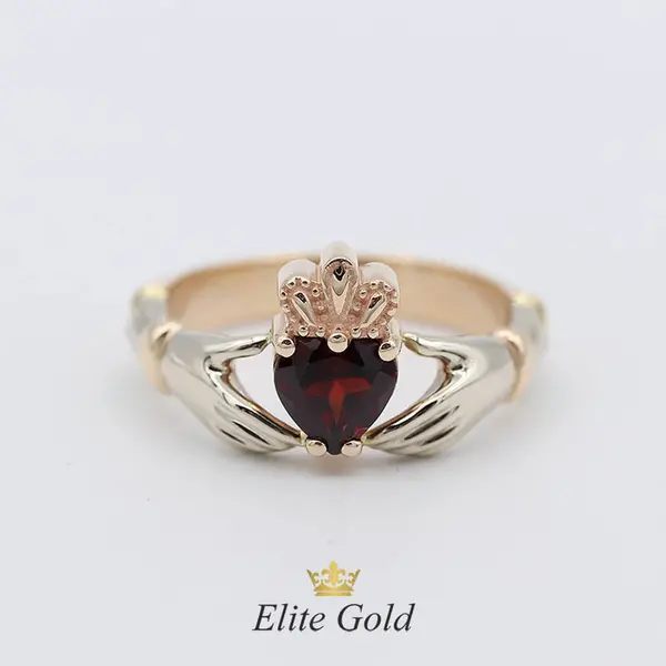 Claddagh (Irish) Red Heart Ring, 2 image