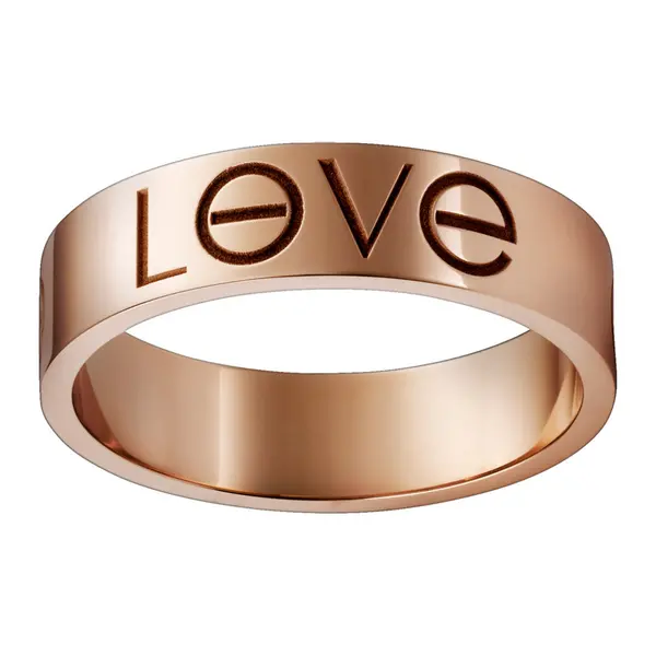 ?Кольцо в стиле Cartier Love в красном золоте
