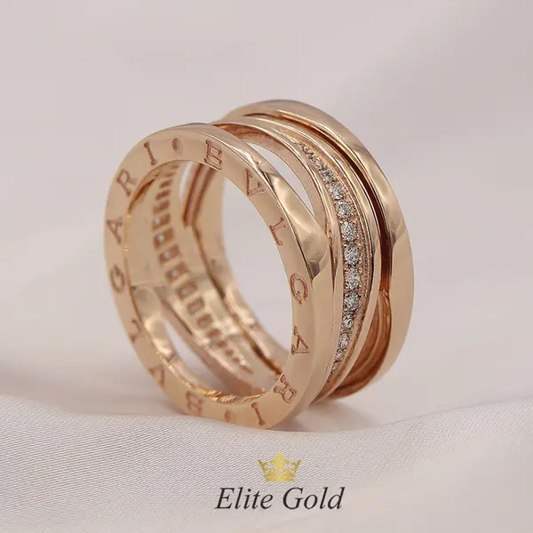 Bvlgari Legend Ring style ring with stones, 5 image