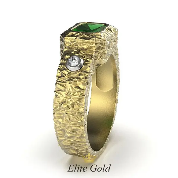 Embossed Predator men's ring