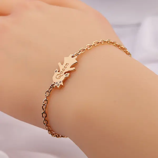 Author's bracelet for Mom Baby Girl with a figurine of a girl on a chain, 2 image
