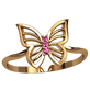кольцо женское в виде бабочки