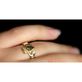 кладдахское ирландское кольцо без камней с плетением на пальце