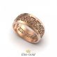 Золотое рельефное кольцо царя Соломона с надписью